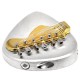 Gold Guitar Pick Cremation Urn Jewelry