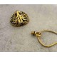 gold Lion Cremation Jewelry for Ashes