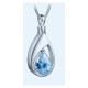 March Blue Birthstone Urn Charm for Ashes March Blue Birthstone Urn Charm for Ashes