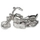 Sterling Silver Motorcycle Urn Necklace