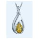 November Yellow Birthstone Cremation Jewelry Teardrop November Yellow Birthstone Cremation Jewelry Teardrop for Ashes