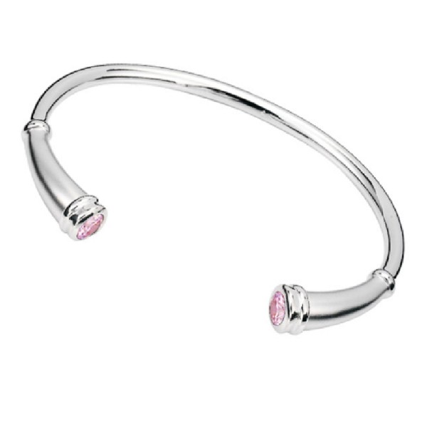 Pink Cremation Jewelry Bangle Bracelet
