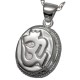 silver Yoga Ash Urn Pendant 