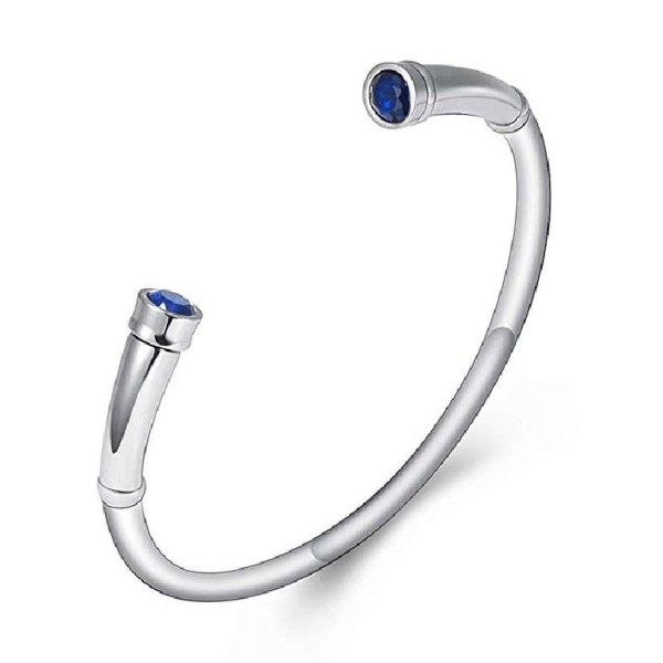 Blue Cremation Jewelry Bangle 