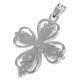 Silver Christian Cross Cremation Urn Pendant