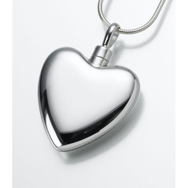 Sterling Silver Heart necklace urn Sterling Silver Heart necklace urn