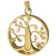 Golden Tree of Life Cremation Jewelry
