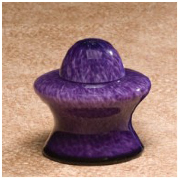 purple Blown Glass Keepsake Urn