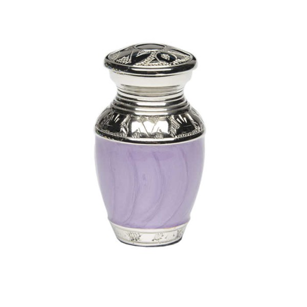 small purple keepsake urn for ashes small purple urn for ashes