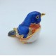 Blue Bird Jeweled Mini Keepsake Urn