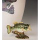 Bass Fishing Mini Keepsake Urn for Ashes Bass Fishing Mini Keepsake Urn for Ashes