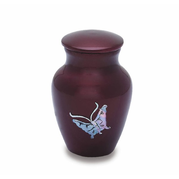 tiny butterfly urn for cremated remains