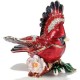 small red cardinal keepsake urn for ashes