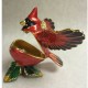 small red cardinal keepsake urn for ashes