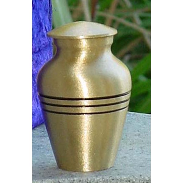 Classic gold Keepsake Cremation Urn