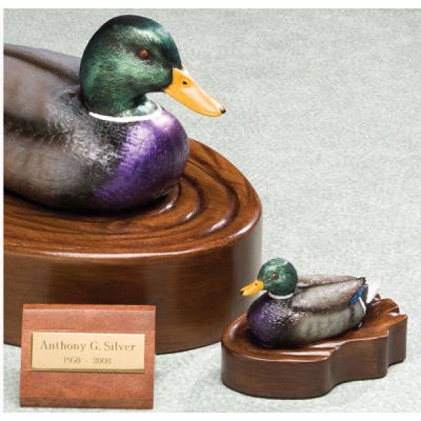 Small Duck Keepsake Cremation Urn for Ashes