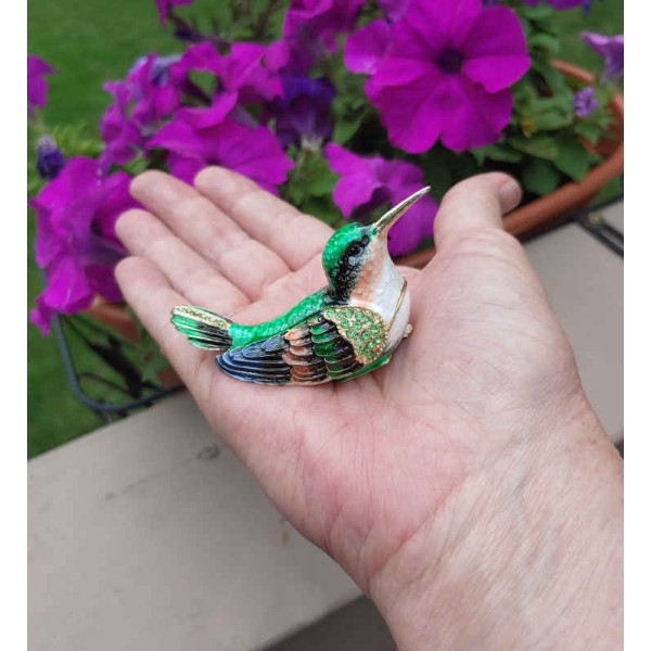 Small green Hummingbird Urn for Ashes Small green Hummingbird Urn for Ashes