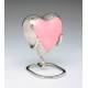 Small Sweet Pink Heart Urn for Ashes Small Sweet Pink Heart Urn for Ashes