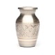 silver gold small urn for cremated ash
