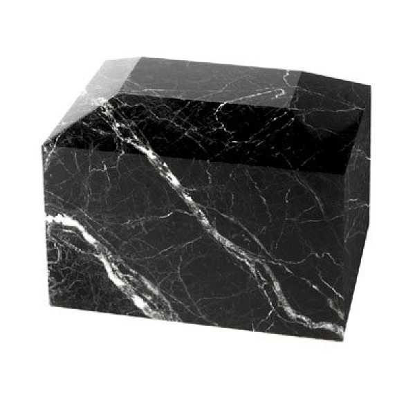 Black Marble Cremation Urn Box