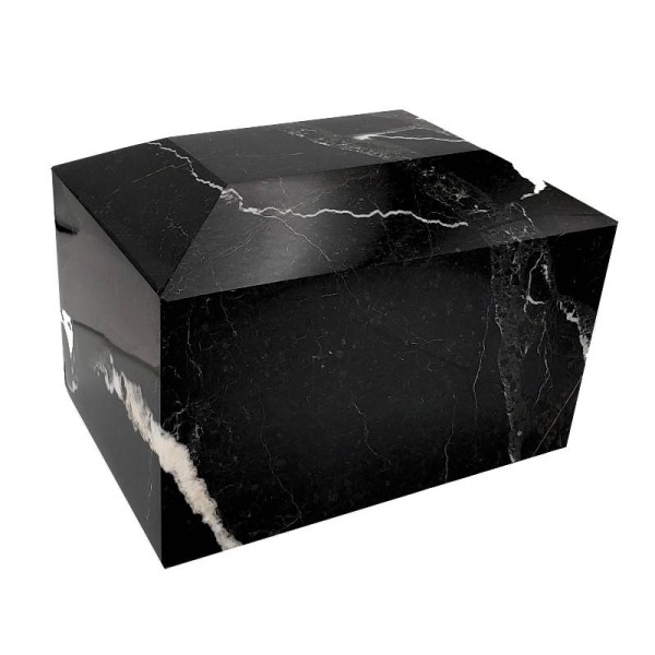 Black Marble Cremation Urn Box Black Marble Cremation Urn Box