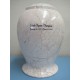 White Moonlight Marble Cremation Urn