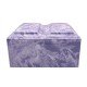Mauve Cultured Marble Companion Cremation Urn for Two People Mauve Cultured Marble Companion Cremation Urn for Two People