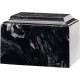 Black Zebra Cultured Marble Urn