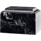 Black Zebra Cultured Marble Urn