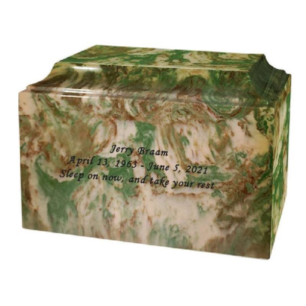 Camo Cultured Marble Urn camo cultured marble urn