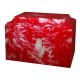 Cherry red adult marble cremation urn Red Cultured Marble Urn