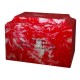 Cherry red adult marble cremation urn Red Cultured Marble Urn