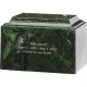 Green Cultured Marble Adult Urn Green Cultured Marble Urn