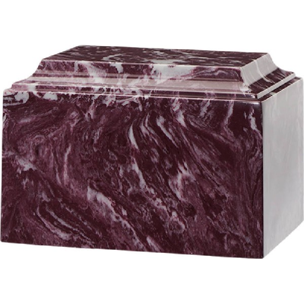 dark purple Cultured Marble Urn for adult for ashes dark purple Cultured Marble Urn for adult
