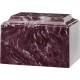 dark purple Cultured Marble Urn for adult for ashes dark purple Cultured Marble Urn for adult