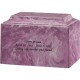 Mauve Cultured Marble Adult Cremation Urn Mauve Cultured Marble Adult Urn