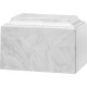 White Cultured Marble Urn White Cultured Marble Urn