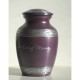 Purple & Pewter Pet Cremation Urn 