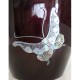 Ruby Butterfly Cremation Urn mother of pearl 