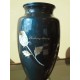 Blue Rose Cremation Urn Mother of Pearl 