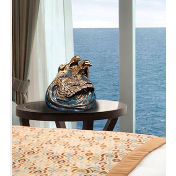 Bronze Dolphin Cremation Urn- Made in America Bronze Dolphin Cremation Urn- Made in America