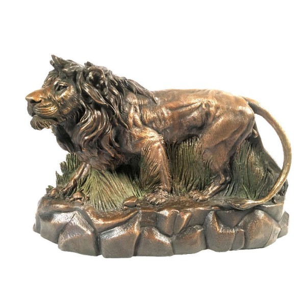 Lion King Bronze Cremation Urn for Ashes Made in USA Lion King Bronze Cremation Urn for Ashes