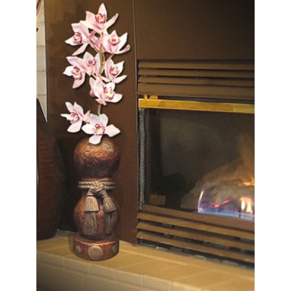 Bronze Cremation Urn for Ashes, Candle Holder