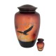 eagle urn for ashes, adult size Eagle cremation urn for ashes