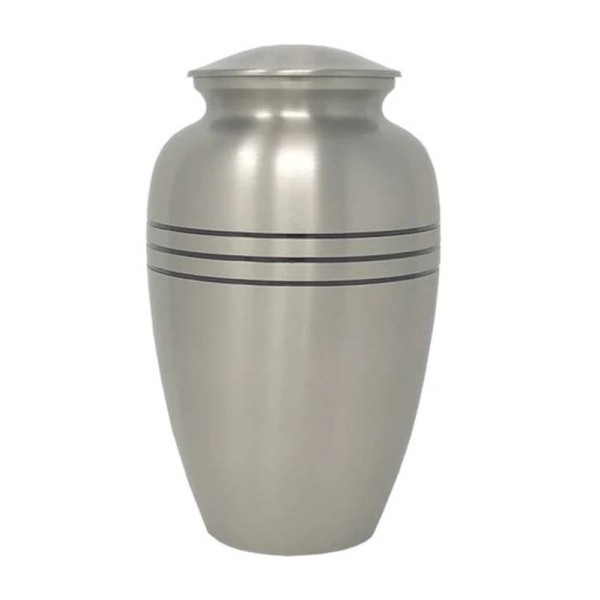 Pewter Cremation Urn for Adult Human 