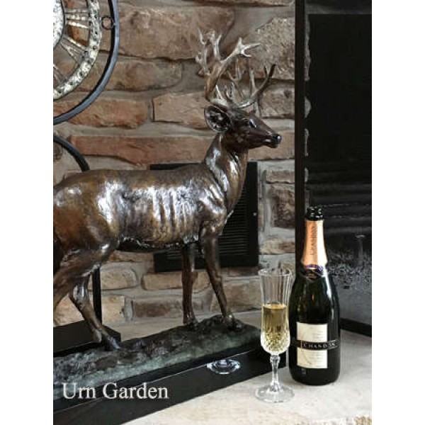 Bronze Deer Cremation Urn for Ashes Bronze Deer Cremation Urn for Ashes