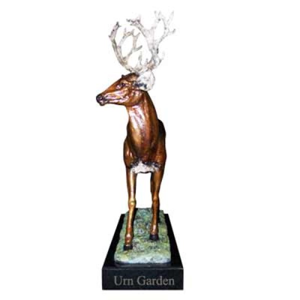 Bronze Deer Cremation Urn for Ashes Bronze Deer Cremation Urn for Ashes