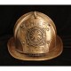 bronze firefighter helmet urn for ashes