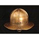 bronze firefighter helmet urn for ashes