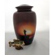 fishing cremation urn